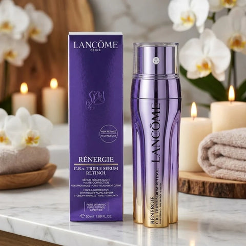 Lancôme Rénergie C.R.x Triple Retinol Serum 50ml / 1.7 oz – Anti-Aging Face Serum with Retinol, Vitamin C &amp; Peptides – New &amp; Sealed