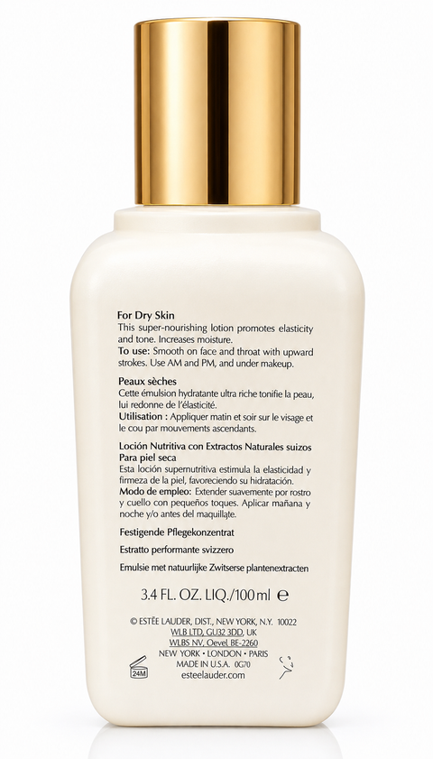 Estée Lauder Swiss Performing Extract Moisturizer 3.4 oz / 100ml – Anti-Aging Face Moisturizer for Dry &amp; Normal Skin – New in Box