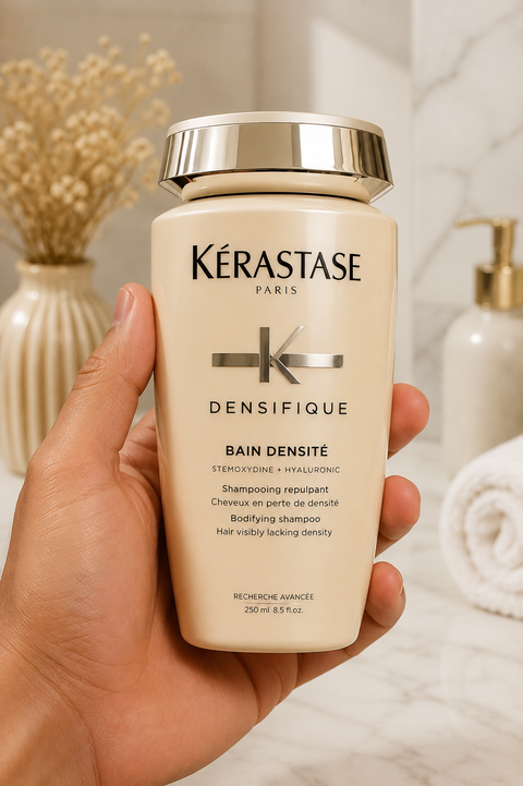 Kérastase Densifique Bain Densité Bodifying Shampoo 250ml / 8.5 oz – Hair Thickening Shampoo for Fine Hair