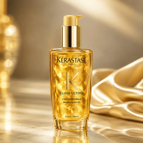 Kérastase Elixir Ultime L'Huile Original Hair Oil 3.4 oz / 100ml – Luxury Hair Oil for Shine &amp; Frizz Control – New