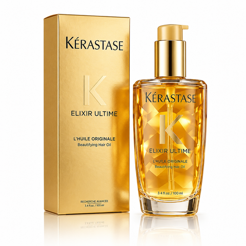Kérastase Elixir Ultime L'Huile Original Hair Oil 3.4 oz / 100ml – Luxury Hair Oil for Shine &amp; Frizz Control – New
