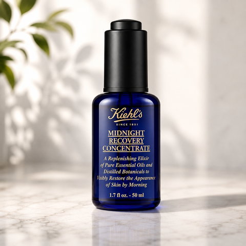 Kiehl’s Midnight Recovery Concentrate Facial Oil 1.7 oz / 50 ml – Night Serum – New &amp; Sealed