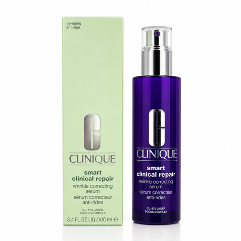 Clinique Smart Clinical Repair™ Wrinkle Correcting Serum 3.4 oz / 100ml – Anti-Aging Face Serum – New