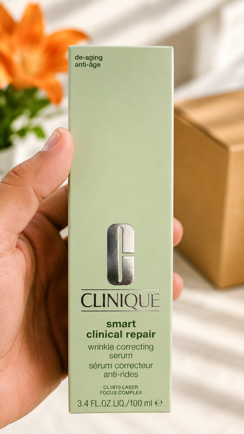 Clinique Smart Clinical Repair™ Wrinkle Correcting Serum 3.4 oz / 100ml – Anti-Aging Face Serum – New