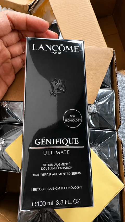 Lancôme Génifique Ultimate Serum 100ml / 3.3 fl oz, Advanced Dual-Repair Anti-Aging Facial Serum