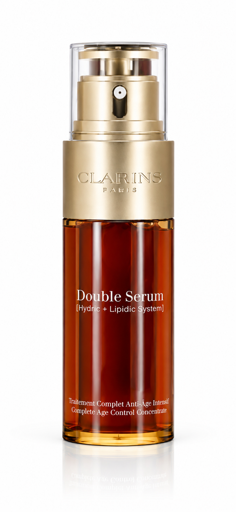 Clarins Double Serum Anti-Aging Face Serum 50ml / 1.6oz – Age Control Concentrate – New