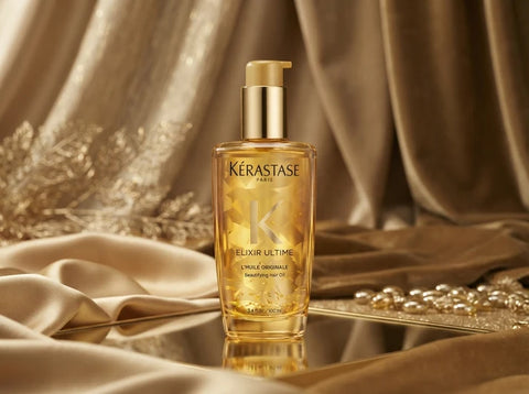 Kérastase Elixir Ultime L'Huile Original Hair Oil 3.4 oz / 100ml – Luxury Hair Oil for Shine &amp; Frizz Control – New