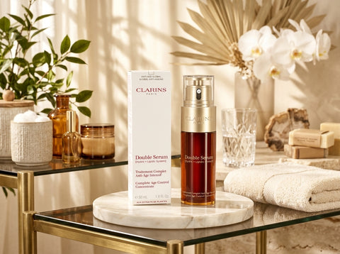 Clarins Double Serum Anti-Aging Face Serum 50ml / 1.6oz – Age Control Concentrate – New