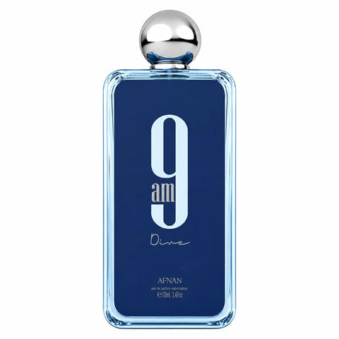 Afnan 9AM Dive Eau de Parfum 100ml / 3.4oz – Unisex Fragrance, Pack of 2, New in Box