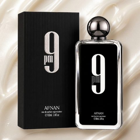 Afnan 9 PM Eau de Parfum Spray for Men 3.4 oz / 100ml – Brand New