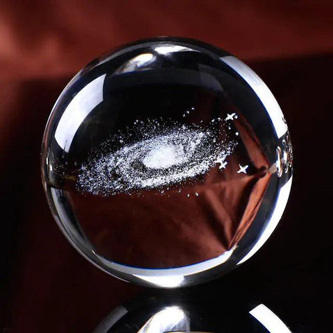 6/8cm Galaxy Miniature 3D Crystal Ball