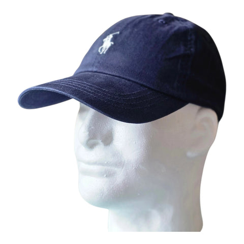 Polo Ralph Lauren Men's Cotton Chino Adjustable Ball Cap – One Size – Newport Navy