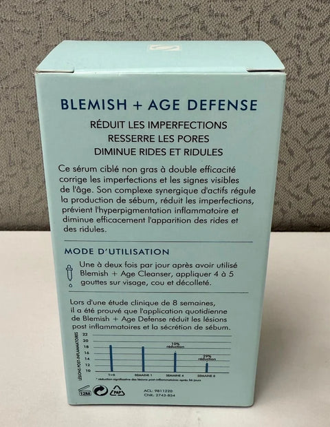 SkinCeuticals Blemish + Age Defense Serum 30ml – Oil-Free Acne &amp; Anti-Aging Face Treatment – Authentic New